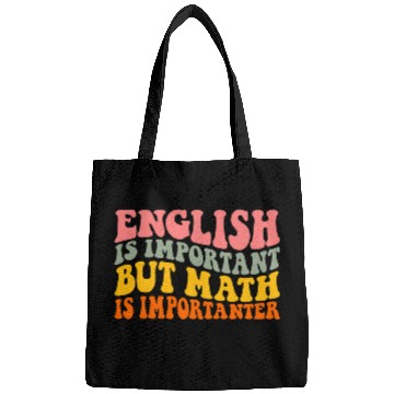 Discover Funny Math s Math Is Importanter Math Teacher Men Kids Bags