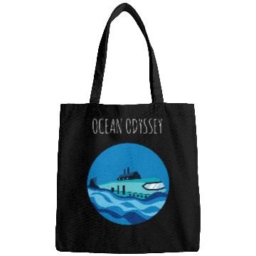 Discover Ocean Odyssey Cool Retro Submarines Designs Present Bags