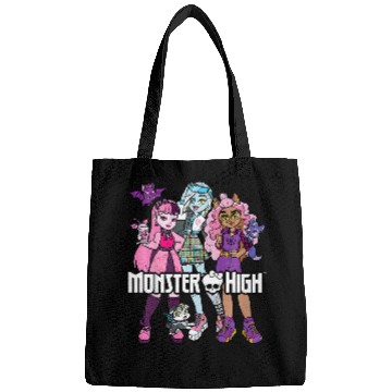 Discover Kids Monster High STUDENT Group With Pets Bags