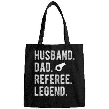 Discover Husband Dad Referee Legend Ref Umpire Linesman Referee Dad Bags
