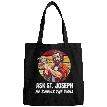 Discover Funny Saint Joseph Catholic Father And Worker 7 Bags