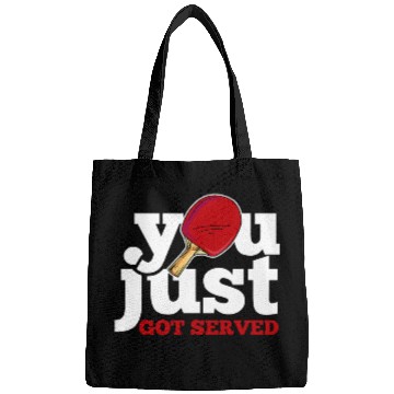 Discover You Just Got Served Table Tennis Ping Pong Player Coach Bags