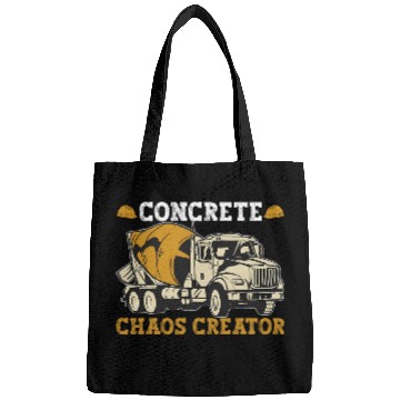 Discover Concrete Mixer Truck Driver Chaos Creator Construction Bags