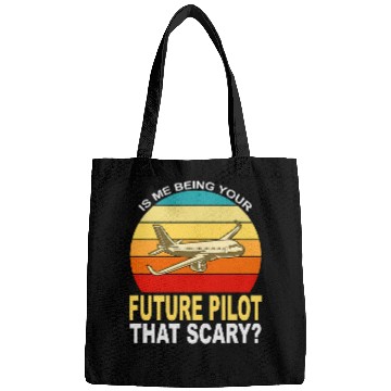 Discover Is me being your future pilot that scary plane Bags