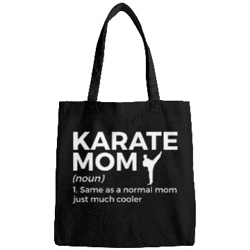 Discover Karate Mom Definition Funny Karateka Bags