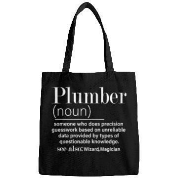 Discover Funny Noun Plumber Definition Plumbing Bags