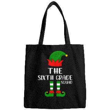 Discover Funny xmass Lighting Christmas The Sixth Grade Squad Elf Bags