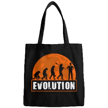 Discover Pilot Funny Human Evolution Gift for Men Bags
