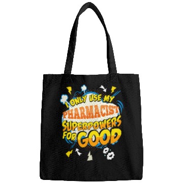 Discover Funny Pharmacist Superpowers Novelty Gag Bags