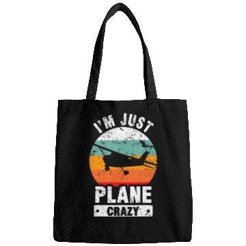 Discover I Am Just Plane Airplane Plane Pilot 1 Bags