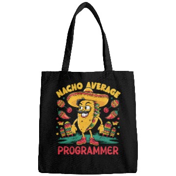 Discover Nacho Average Programmer Cinco De Mayo Mexican Coder Coding Bags