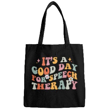 Discover Retro Speech Language Pathologist Groovy Speech Therapy SLP 1 Bags