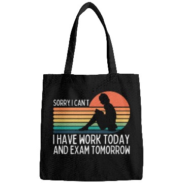 Discover Funny Working Student College Exam Bags