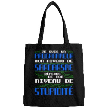 Discover I am a programmer my level computer Bags
