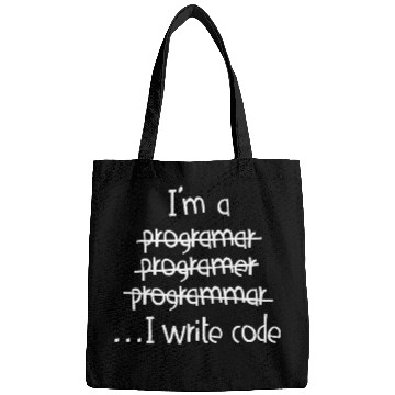 Discover I am a programmer Bags