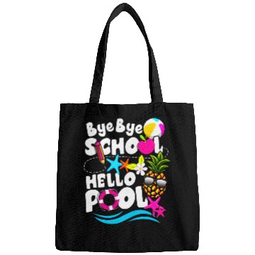Discover Teacher Student Summer Bye Bye School Hello Pool Bags