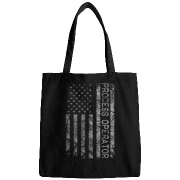 Discover American Flag Job Title Worker Funny Process Operator Bags