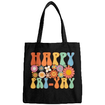 Discover Happy FriYay Friday Lovers Fun Teacher Groovy Bags
