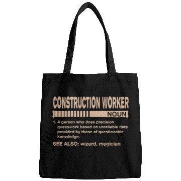 Discover Construction Worker Definition Funny Foreman Humor Mason Bags
