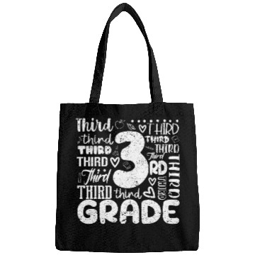 Discover Tie Dye 3rd Grade Typography Team Third Grade Teacher Bags