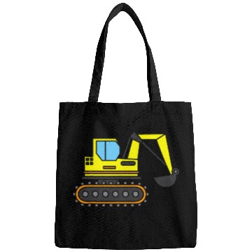 Discover Construction Site Gift Idea Construction Crawler Excavator Bags
