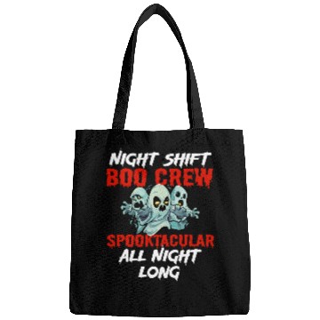 Discover Halloween Night Shift Worker Graveyard Duty Spooky 8 Bags