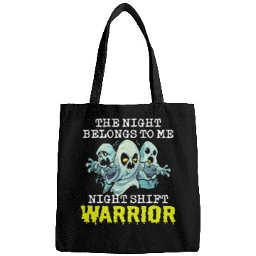 Discover Halloween Night Shift Worker Graveyard Duty Spooky 5 Bags