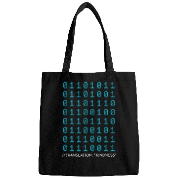 Discover Kindness In Binary Code Mental Health Awareness Programmer 1 Bags