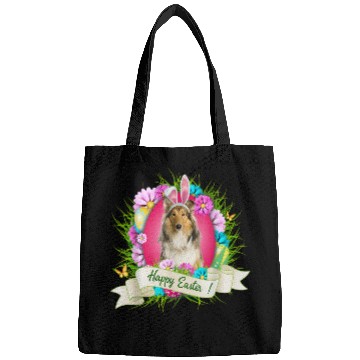 Discover Happy Easter Scotch Collie Wearing Bunny Ear Eggs Cool Bags