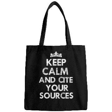 Discover Keep Calm Cite Your Sources Funny English Teacher Reading Bags
