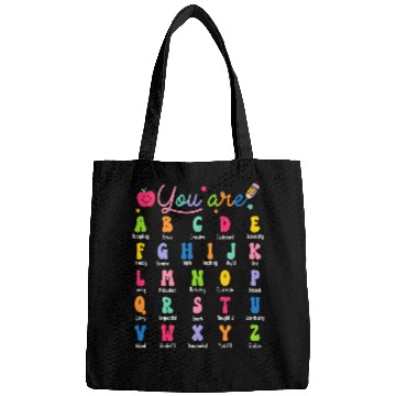 Discover ABC Alphabet Affirmation Back To School Teacher Bags