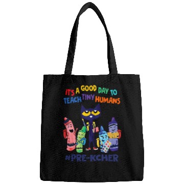 Discover its a good day to teach tiny humans prek teacher Bags