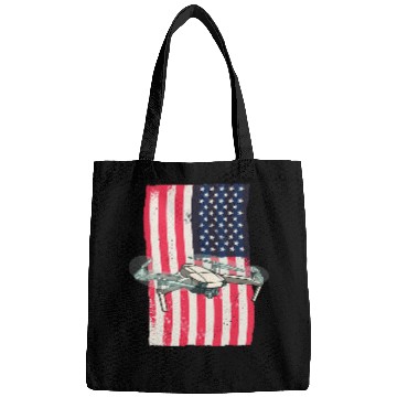 Discover Drone American Flag Drone Pilot Bags