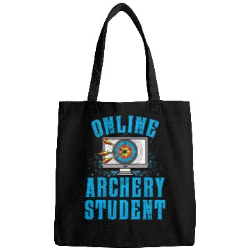 Discover Funny Virtual Learning Online Archery Student Bags