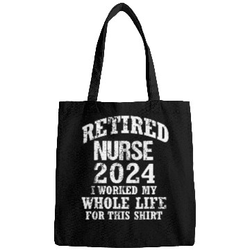 Discover Retired nurses 2024 Not My Problem Anymore Retirement Bags