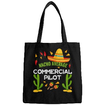 Discover Nacho Average Commercial Pilot Cinco De Mayo Bags