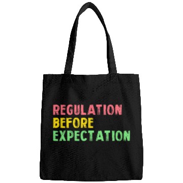 Discover Regulation Before Expectation Retro Neurodiversity Therapist 13 Bags