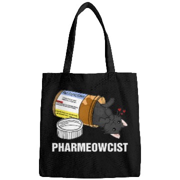 Discover Funny Pharmacist Cat Pharmacy Cute Cat For Cat Lovers Bags