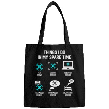 Discover Things I Do In My Spare Time Fly Drone Pilot Quadcopter Bags