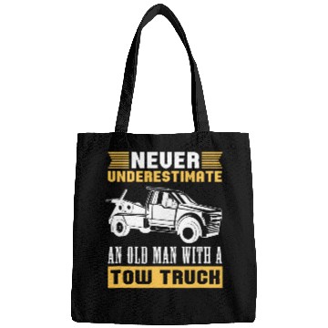 Discover Tow Truck Driver Breakdown Lorry Thin Yellow Line Trucker 2 Bags