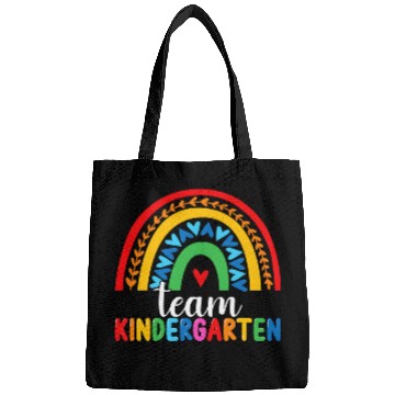 Discover Team Kinder Cute Boho Rainbow Teacher Kindergarten Squad Bags