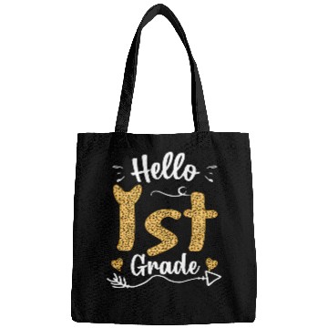 Discover Hello 1st Grade Team Squad Leopard Back To School 1 Bags
