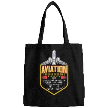Discover Funny Pilot Aviation Aircraft Mechanic Flight Instructor Bags