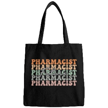Discover Future Pharmacist Pharmacy Student Retro Design Women Men Bags