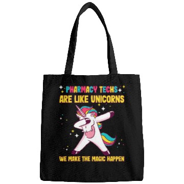 Discover Pharmacy Technician pharmacy school pharmtech Unicorns design Bags