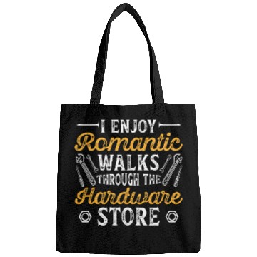 Discover Hardware Mechanic Fun Worker Handyman Carpenter Enthusiast Bags