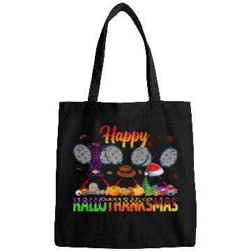 Discover Happy Hallothanksmas Badminton Witch Hat Christmas Bags