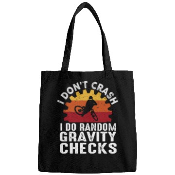 Discover I Dont Crash I Do Random Gravity Checks BMX Mountain Biking Bags