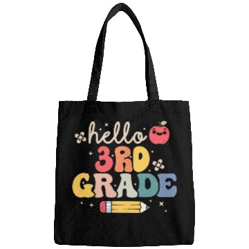 Discover Hello 3rd Third Grade Back to School Teachers Student Bags