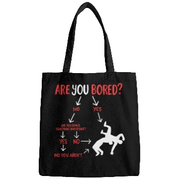 Discover Are You Bored Wrestler Funny Wrestling Bags